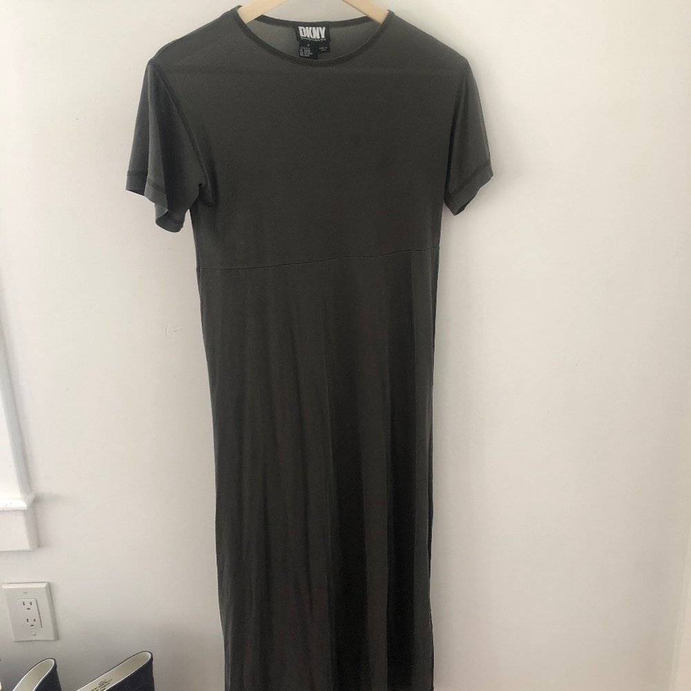 Early 90's DKNY Vintage Minimalist Maxi dress